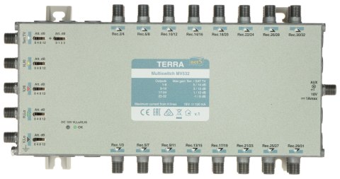 MULTISWITCH MV-532 5 WEJŚĆ/32 WYJŚCIA TERRA