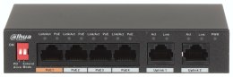 SWITCH POE PFS3006-4ET-60-V2 4-PORTOWY DAHUA