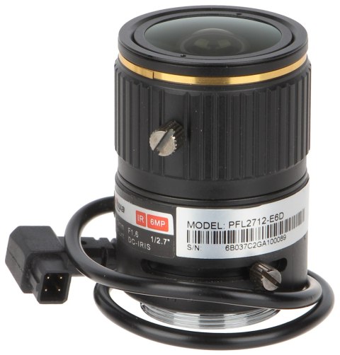 OBIEKTYW ZOOM IR MEGA-PIXEL PFL2712-E6D 2.7 ... 12 mm DC DAHUA