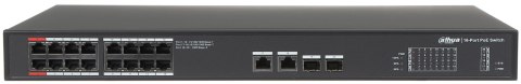 SWITCH PRZEMYSŁOWY POE PFS3220-16GT-240-V2 16-PORTOWY + 2X UPLINK + 2X SFP DAHUA