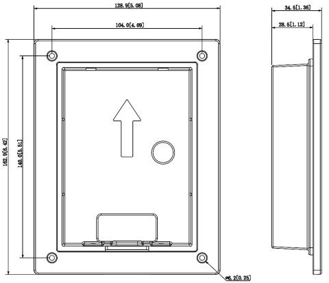 OBUDOWA PODTYNKOWA VTM114 DAHUA