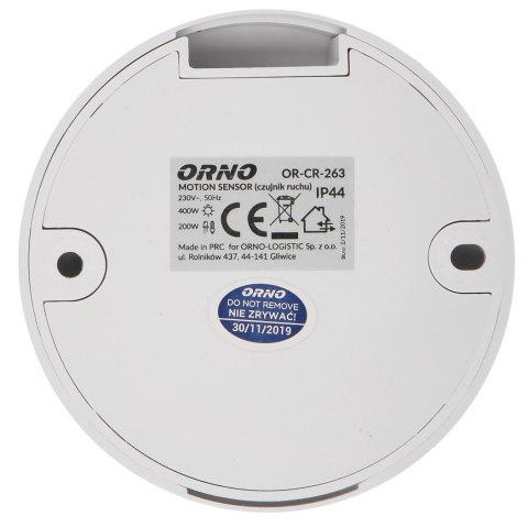 SUFITOWY CZUJNIK RUCHU OR-CR-263 AC 230V ORNO
