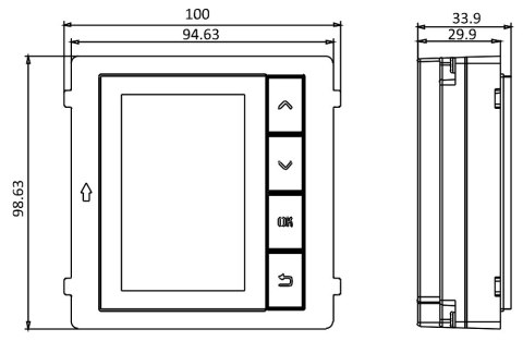 MODUŁ WYŚWIETLACZA DS-KD-DIS Hikvision