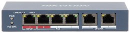 SWITCH POE DS-3E0106HP-E 4-PORTOWY Hikvision