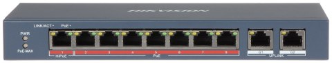 SWITCH POE DS-3E0310HP-E 8-PORTOWY Hikvision