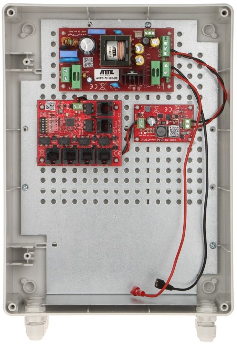 SWITCH POE Z ZASILACZEM BUFOROWYM IPUPS-5-11-XL2 5-PORTOWY ATTE