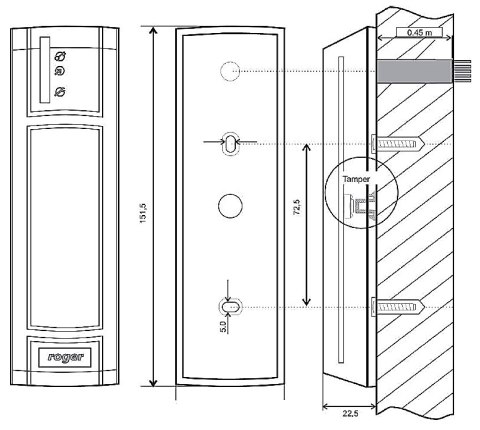 CZYTNIK ZBLIŻENIOWY MCT12E-IO ROGER