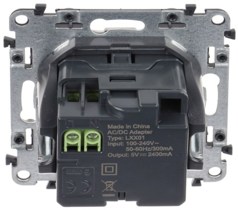 GNIAZDO ŁADOWANIA LE-753112 Valena Life 2 PORTY USB 2.4A/5V LEGRAND