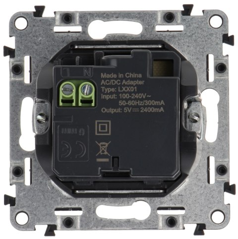 GNIAZDO ŁADOWANIA LE-753112 Valena Life 2 PORTY USB 2.4A/5V LEGRAND