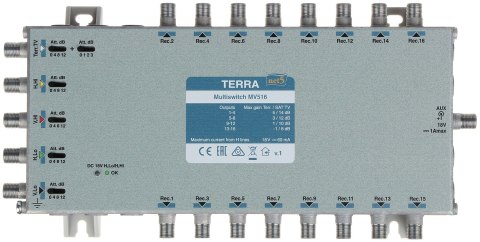 MULTISWITCH MV-516 5 WEJŚĆ/16 WYJŚĆ TERRA