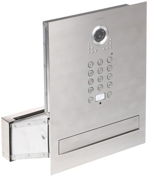 WIDEODOMOFON ZINTEGROWANY ZE SKRZYNKĄ NA LISTY S562D-SKM VIDOS
