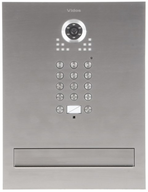 WIDEODOMOFON ZINTEGROWANY ZE SKRZYNKĄ NA LISTY S562D-SKM VIDOS