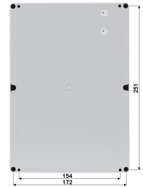 OBUDOWA HERMETYCZNA AWO-604 265 x 185 x 95 mm PULSAR