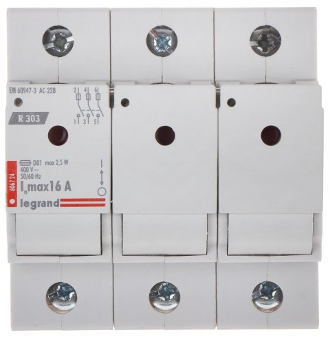 ROZŁĄCZNIK BEZPIECZNIKOWY LE-606724 TRÓJFAZOWY 16 A D01 LEGRAND