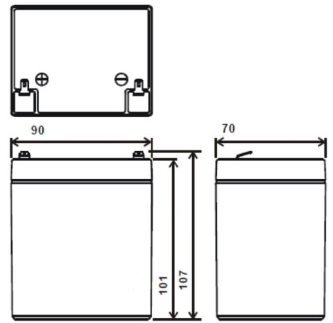 AKUMULATOR 12V/5AH-MWS