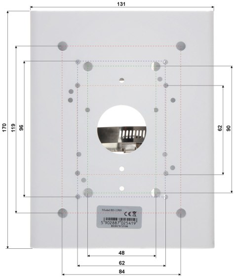 UCHWYT NA SŁUP BD-LP09