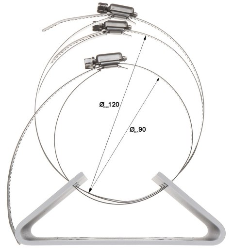 UCHWYT NA SŁUP BD-LP09