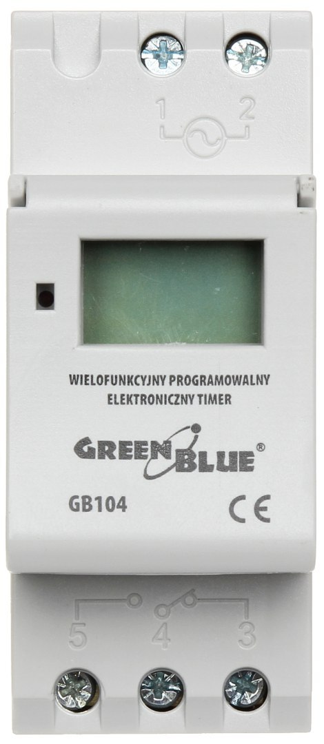 PROGRAMOWALNY ELEKTRONICZNY PRZEŁĄCZNIK CZASOWY GB-104