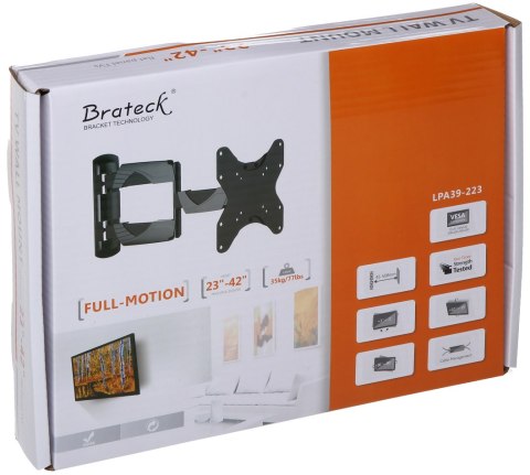 UCHWYT DO TELEWIZORA LUB MONITORA BRATECK-LPA39-223 BRATECK