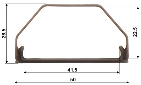 LISTWA MASKUJĄCA LMA-1100X50/B