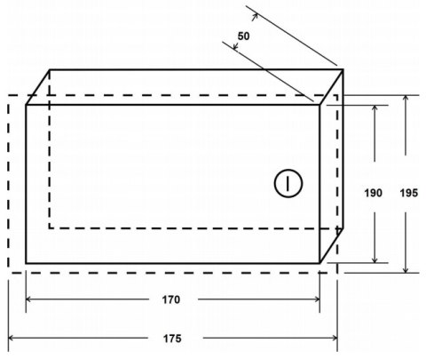 OBUDOWA KLAWIATURY ALARMOWEJ AWO-363