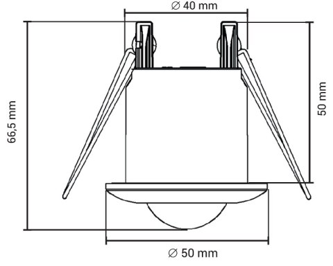SUFITOWY CZUJNIK RUCHU OR-CR-235 AC 230V