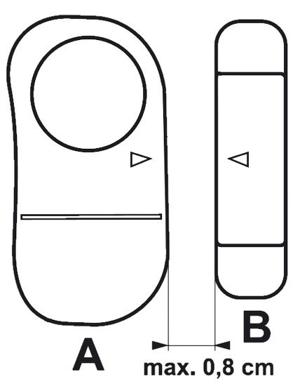 CZUJKA OTWARCIA Z SYGNALIZATOREM MA-05A3