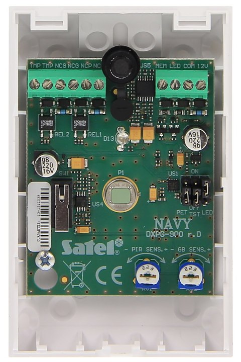 CZUJKA PIR I ZBICIA SZKŁA NAVY SATEL