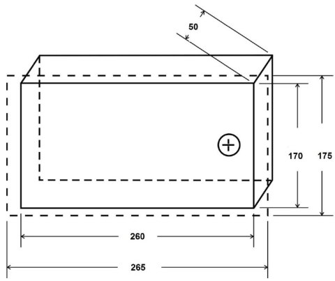 OBUDOWA DO PŁYT CENTRAL ALARMOWYCH AWO-453