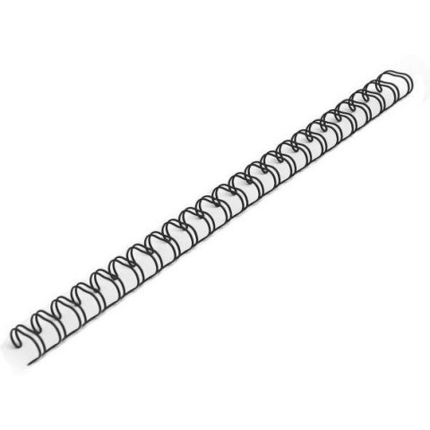 GRZBIETY DRUTOWE 3:1 6,4mm CZARNE (100)