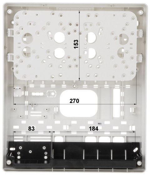 OBUDOWA DO PŁYT CENTRAL ALARMOWYCH OPU-3-P SATEL