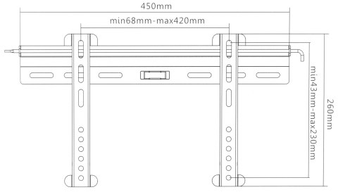 UCHWYT DO TELEWIZORA LUB MONITORA BS-106S