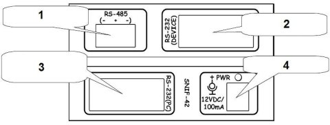 SNIFFER PORTU RS-232 PO RS-485 SNIF-42