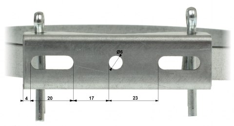 UCHWYT NA SŁUP BRU-2