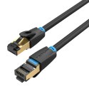 Kabel VENTION IKABF Cat.8 1m (czarny)
