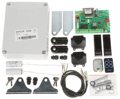 NAPĘD DO BRAMY SKRZYDŁOWEJ GENIUS-MISTRAL-400LS/KIT - ZESTAW DO BRAMY DWUSKRZYDŁOWEJ FAAC