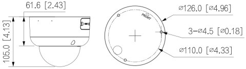 KAMERA IP IPC-HDBW5449R1-ZE-LED-2712 Full-Color - 4 Mpx 2.7 ... 12 mm DAHUA