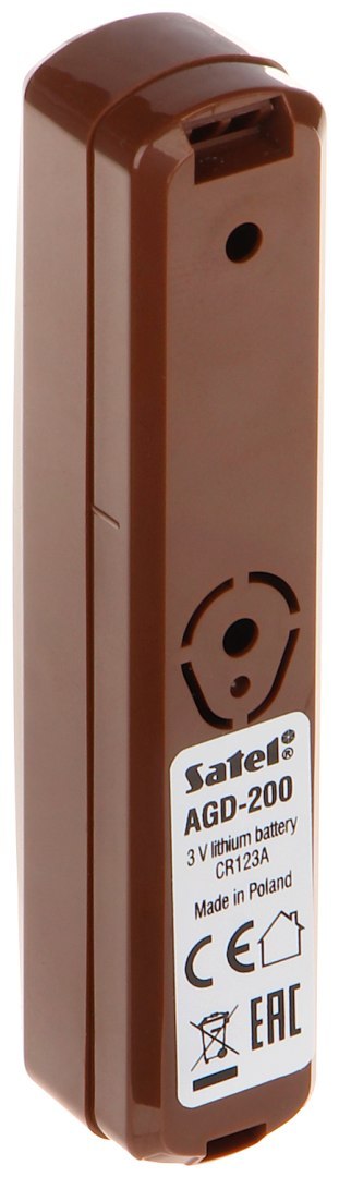 BEZPRZEWODOWA CZUJKA ZBICIA SZKŁA AGD-200-BR (Glass Break Detector BR) SATEL