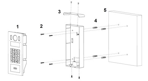 OBUDOWA NATYNKOWA VTM08R DAHUA