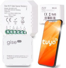 GISE Smart Moduł do sterowania bramą WiFi GEN 2 | Tuya | GG-01