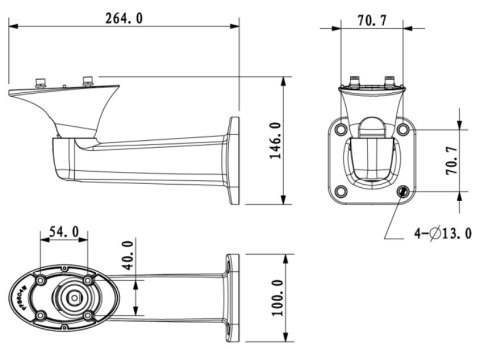 UCHWYT OBUDOWY PFB604W DAHUA