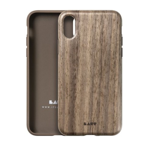 Laut PINNACLE - Etui iPhone XR z prawdziwego drewna (Walnut)
