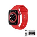 Crong Liquid - Pasek do Apple Watch 38/40/41/42 mm (czerwony)