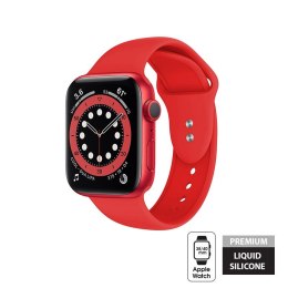 Crong Liquid - Pasek do Apple Watch 38/40/41/42 mm (czerwony)