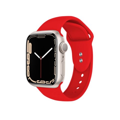 Crong Liquid - Pasek do Apple Watch 38/40/41/42 mm (czerwony)