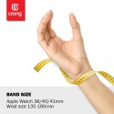 Crong Liquid - Pasek do Apple Watch 38/40/41/42 mm (czerwony)