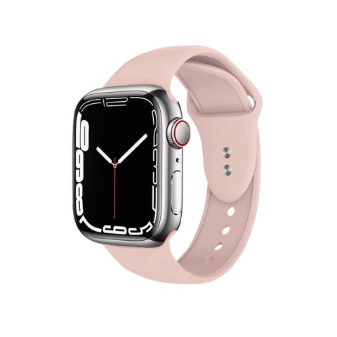 Crong Liquid - Pasek do Apple Watch 38/40/41/42 mm (piaskowy róż)