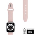 Crong Liquid - Pasek do Apple Watch 38/40/41/42 mm (piaskowy róż)