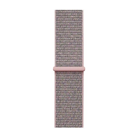 Crong Nylon - Pasek sportowy do Apple Watch 38/40/41/42 mm (Light Pink)