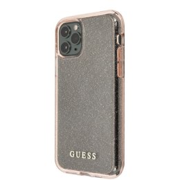 Guess Glitter Case - Etui iPhone 11 Pro Max (Pink)